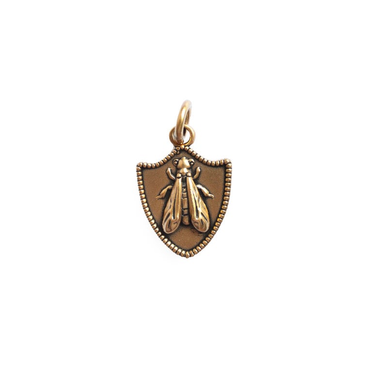 Fallen Aristocrat Napoleonic Bee Shield Charm