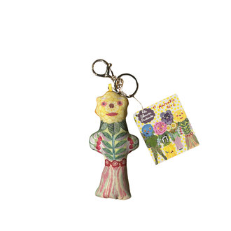Nathalie Lété Miss Dahlia Flower Friend Keychain