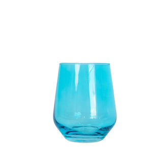 Estelle Ocean Blue Stemless Wine Glass