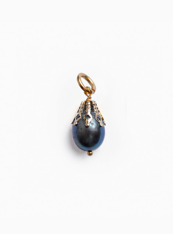 Fallen Aristocrat Peacock Pearl Charm