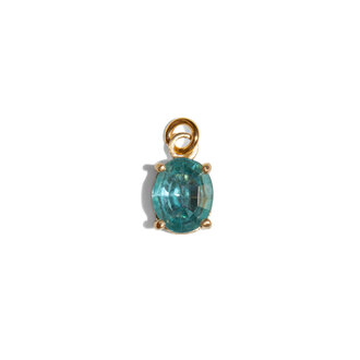 Fallen Aristocrat Petite Aqua Oval Charm