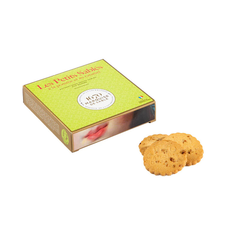 Caramel Apple Shortbread Cookies