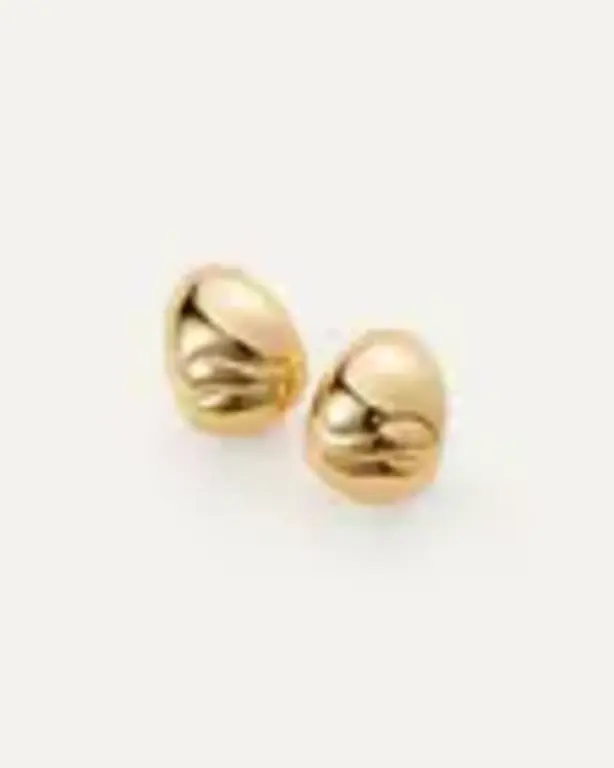 Jenny Bird Earrings- Nelle Hoops Gold