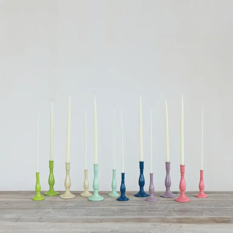 Taper Candle Holder- Cast Iron 5" Asst