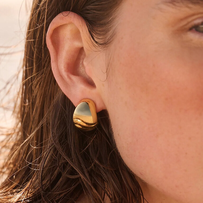 Jenny Bird Nelle Gold Hoops