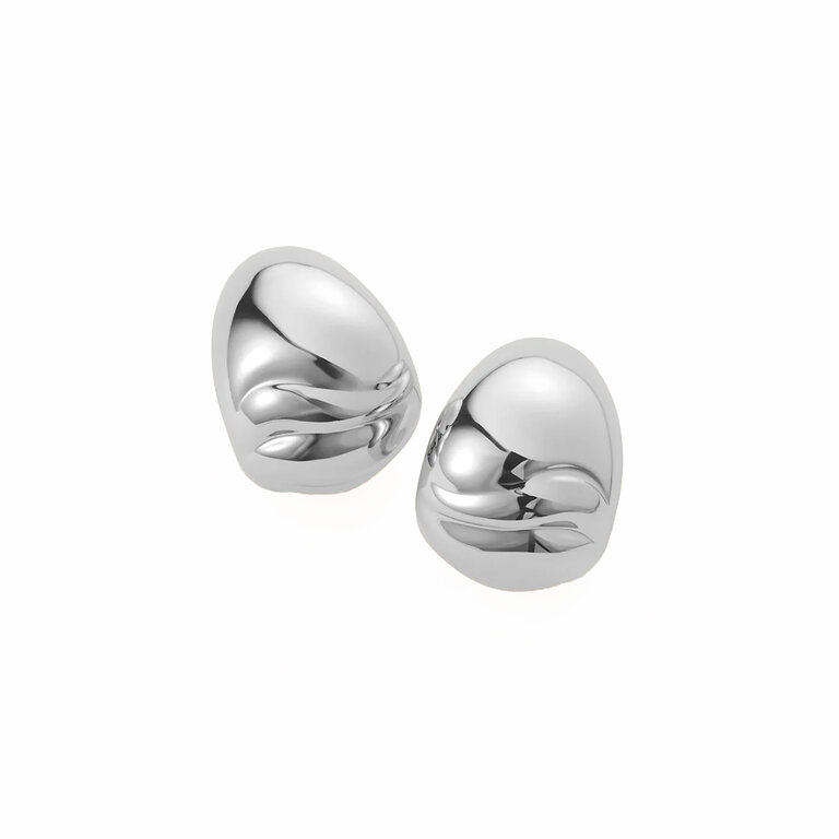 Jenny Bird Nelle Silver Hoops