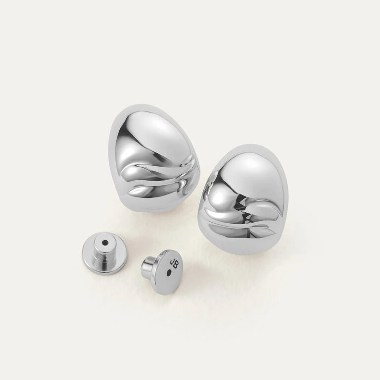 Jenny Bird Nelle Silver Hoops