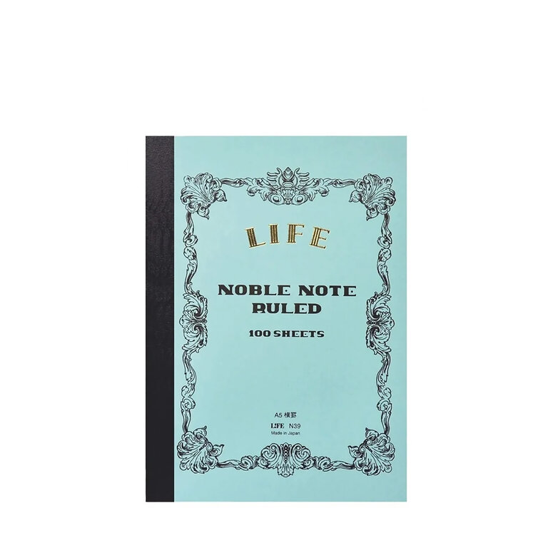 LIFE A5 Blue Noble Ruled Notebook