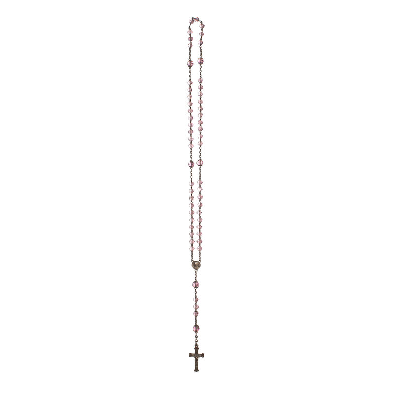 Antique French Rosary, Purple