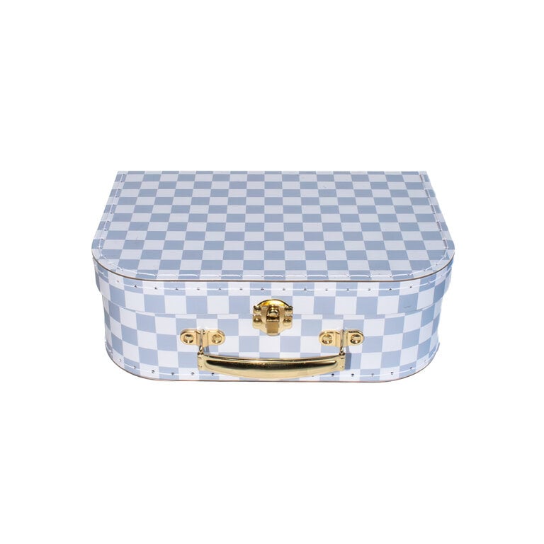 Alimrose Blue Check Kids Suitcase