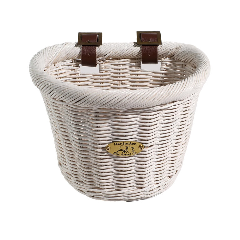 White Cruiser Child Bike Basket