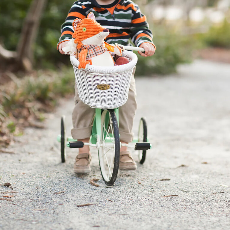 White Cruiser Child Bike Basket