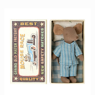 Maileg Big Brother Mouse in Matchbox