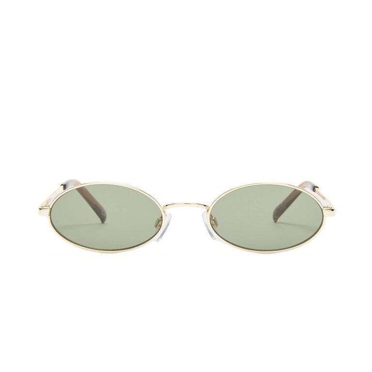 Le Specs Bright Gold Love Train Sunglasses