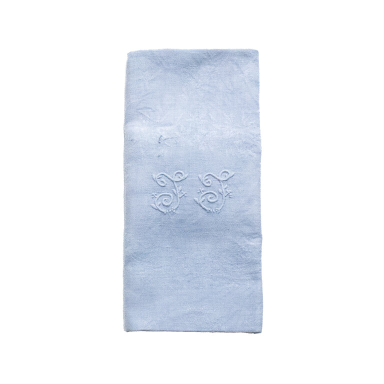 Blue Antique French Monogrammed Dinner Napkin