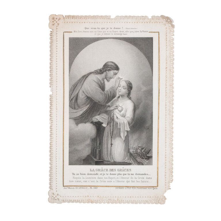 French Canivet Holy Cards