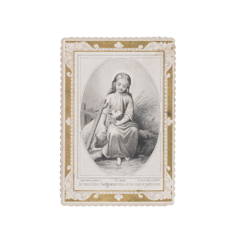 French Canivet Holy Cards