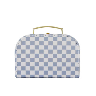 Alimrose Blue Check Kids Suitcase