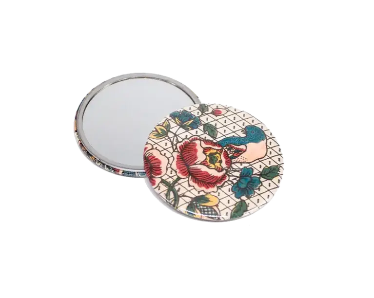 Antoinette Poisson  Rubans & Oiseaux Pocket Mirror