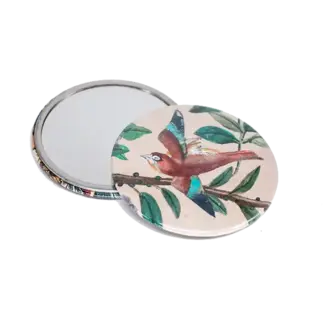 Antoinette Poisson Canton Beige Pocket Mirror