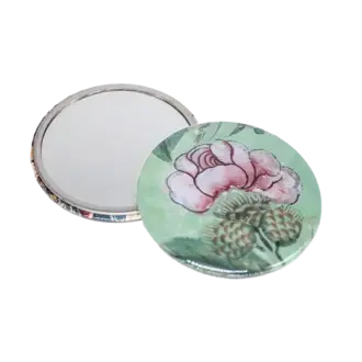 Antoinette Poisson Canton Green Pocket Mirror