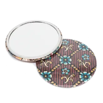 Antoinette Poisson Coeurs Garance Pocket Mirror