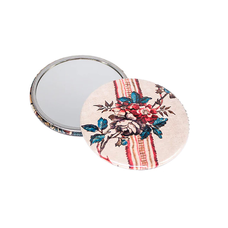 Antoinette Poisson 88A Rayures Provencales Pocket Mirror