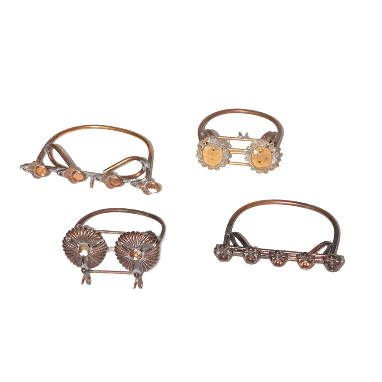 Vintage Armature Rings, Set of 4