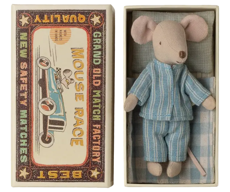 Maileg Big Brother Mouse in Matchbox