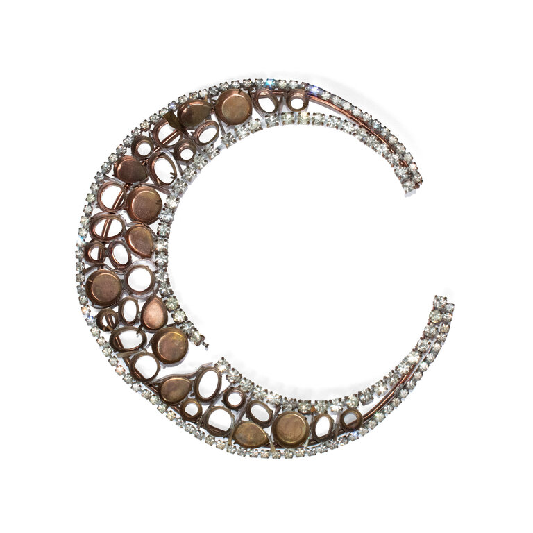 Vintage Armature Necklace, Lune