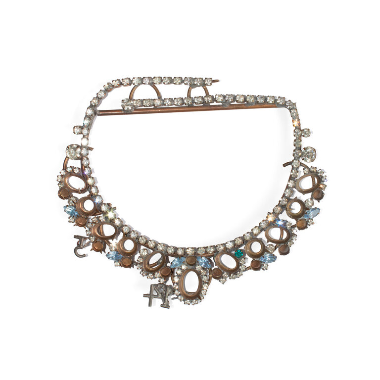 Vintage Armature Necklace, Azur
