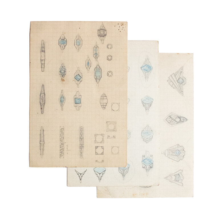 Vintage Jewelry Papers- Small Set #5