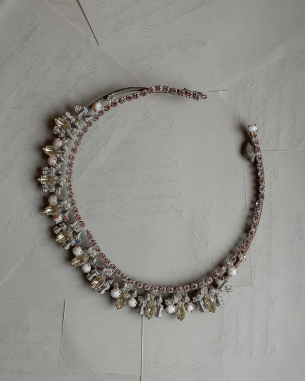 Vintage Armature Necklace, Jonquille