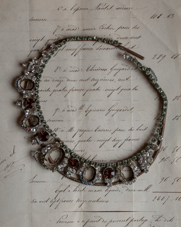 Vintage Armature Necklace, Verdure