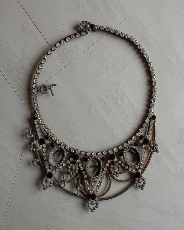 Vintage Armature Necklace, Minuit