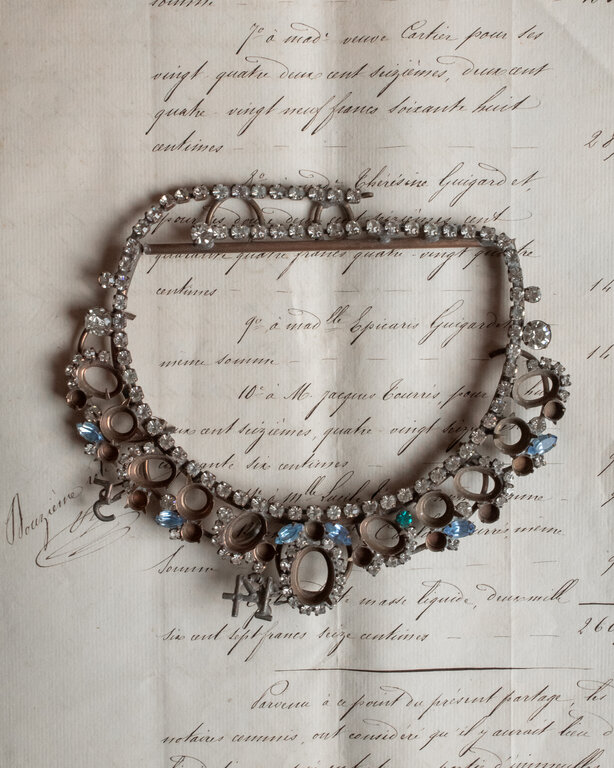 Vintage Armature Necklace, Azur