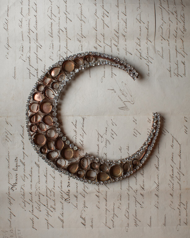 Vintage Armature Necklace, Lune