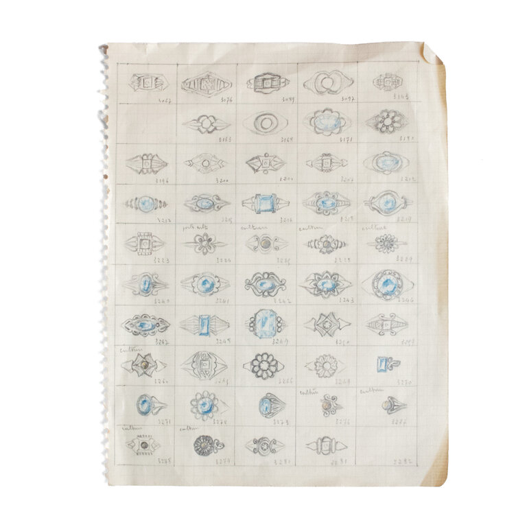 Vintage Jewelry Paper- Large #1