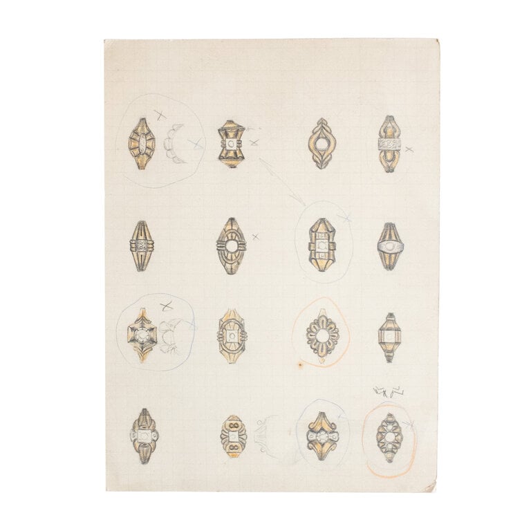 Vintage Jewelry Paper- Large #2