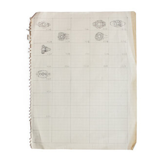 Vintage Jewelry Paper- Large #3
