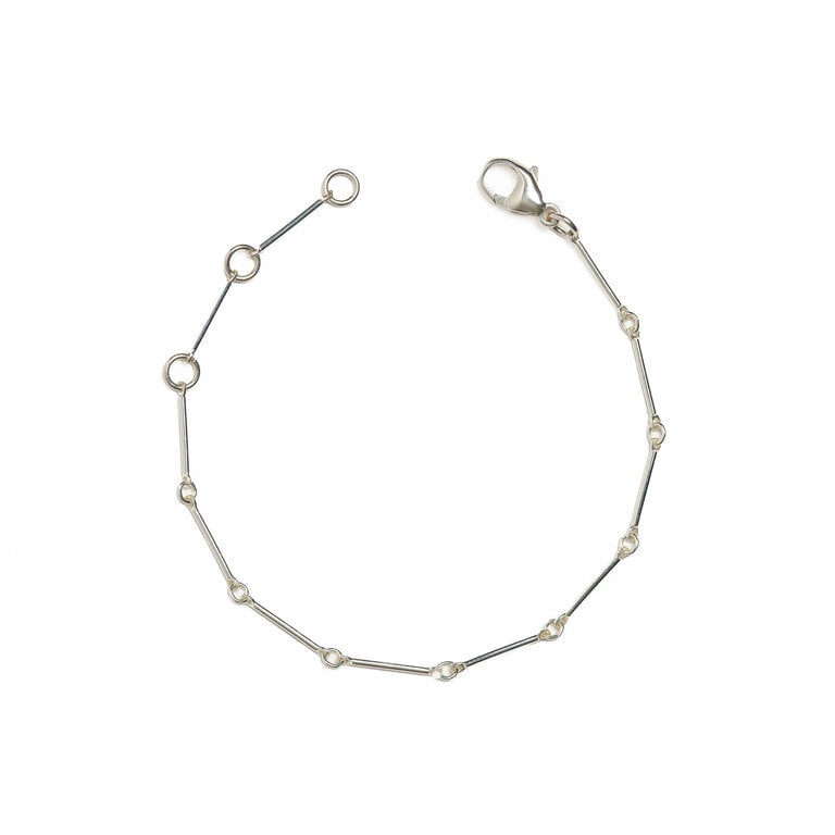Fallen Aristocrat Silver Stick Chain Bracelet