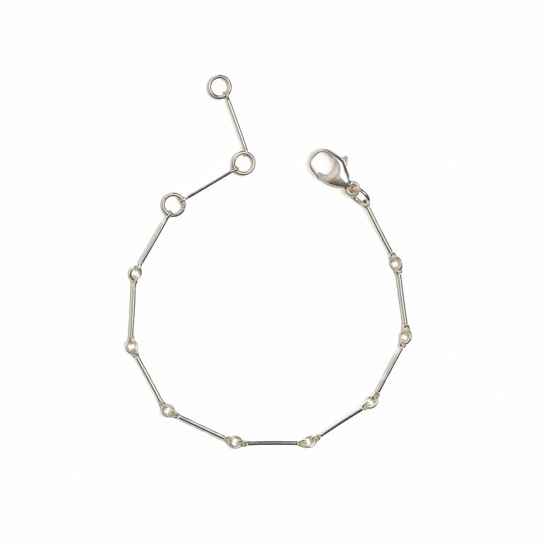 Fallen Aristocrat Silver Stick Chain Bracelet