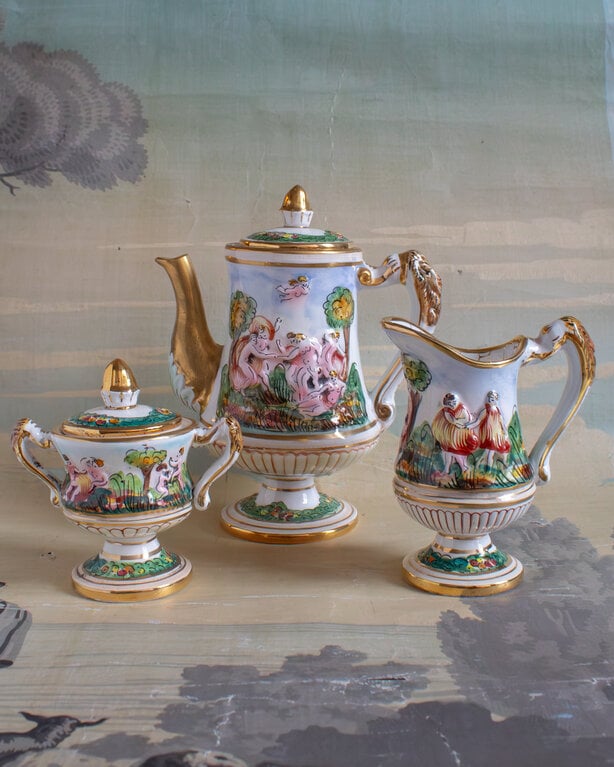 Italian Capodimonte 781 Ceramic Creamer