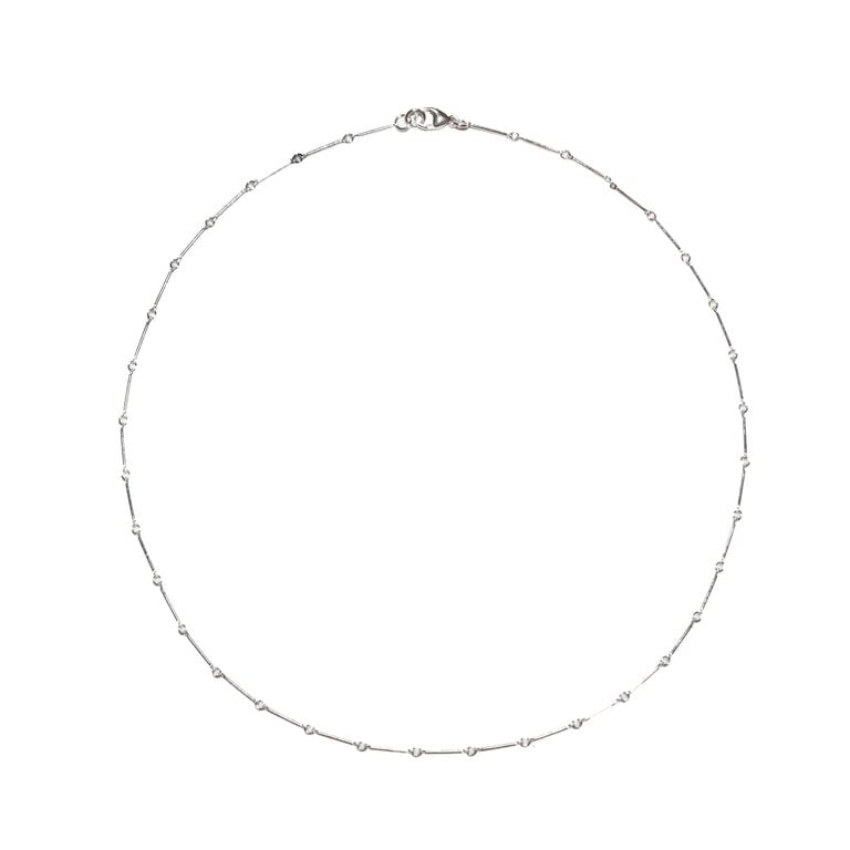 Fallen Aristocrat Silver Stick Chain Necklace