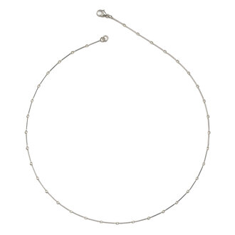 Fallen Aristocrat Silver Stick Chain Necklace