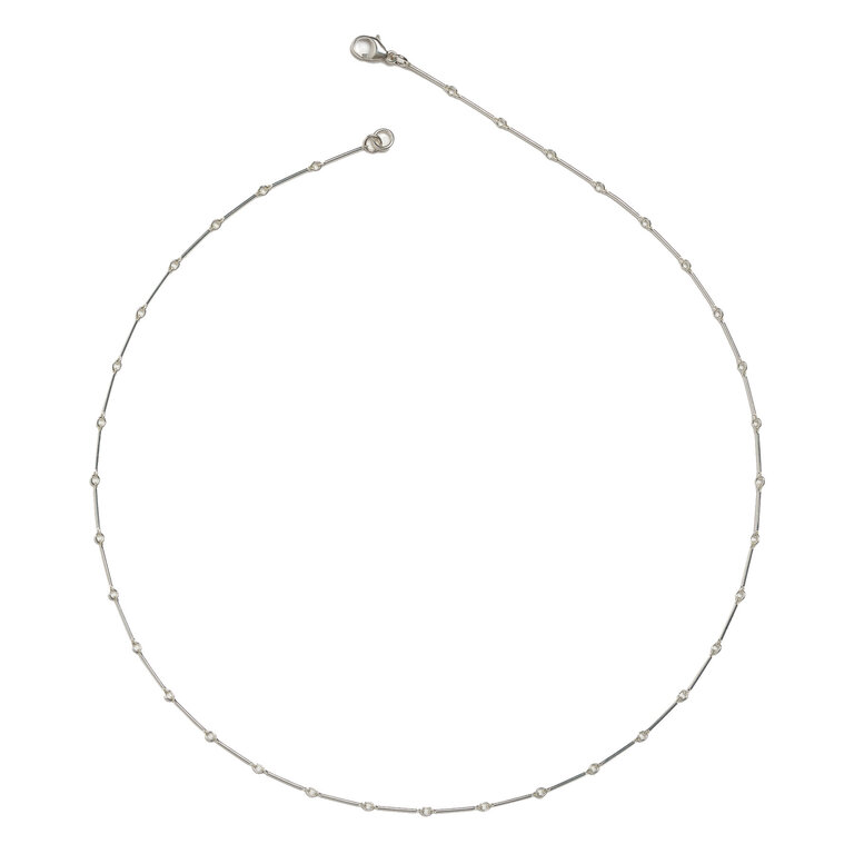 Fallen Aristocrat Silver Stick Chain Necklace