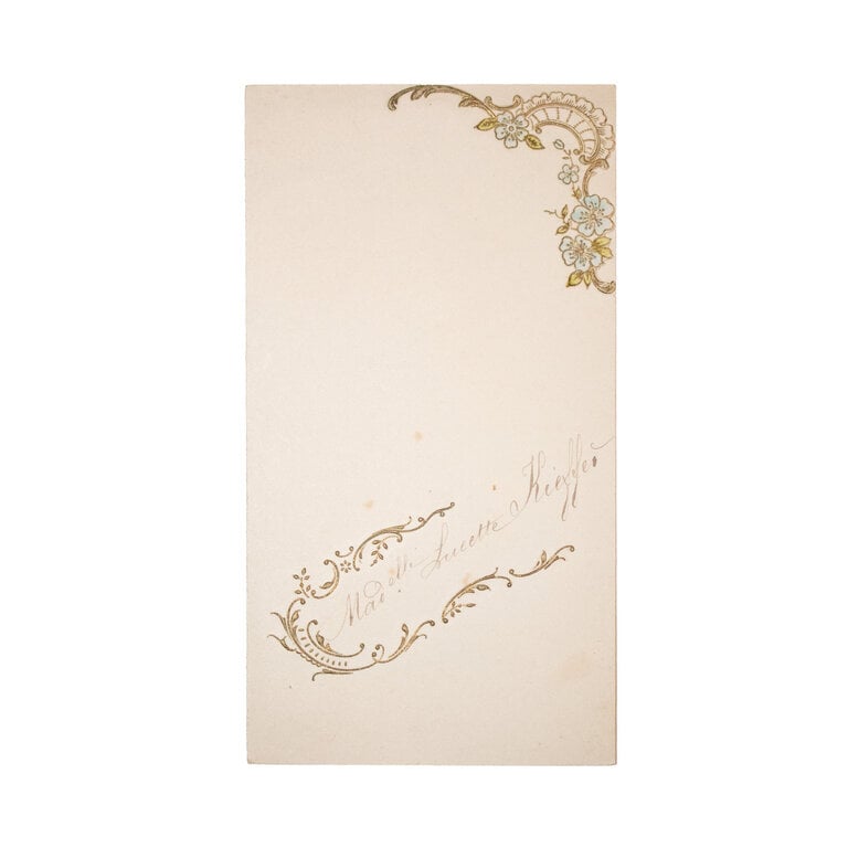 Antique French Hotel Menu, 1913