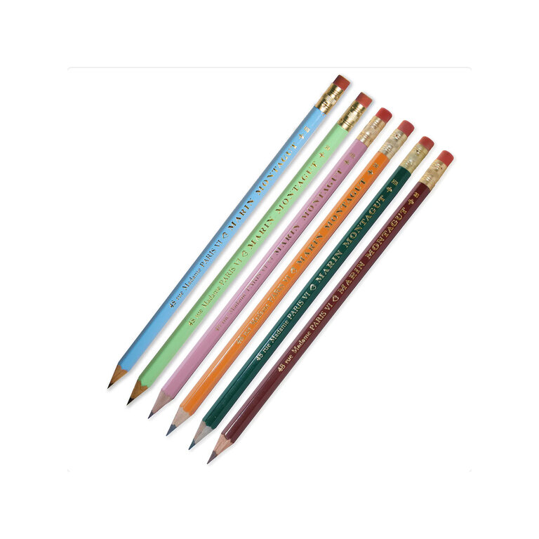 Marin Montagut MM Pencil- 6 Asst Colors