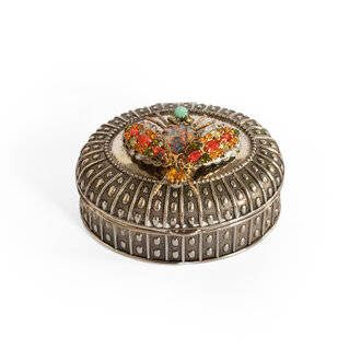 Vintage Silver Plated Box with Armature