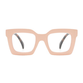 Ryan Simkhai Fiona Matte Peach/Tortoise Readers